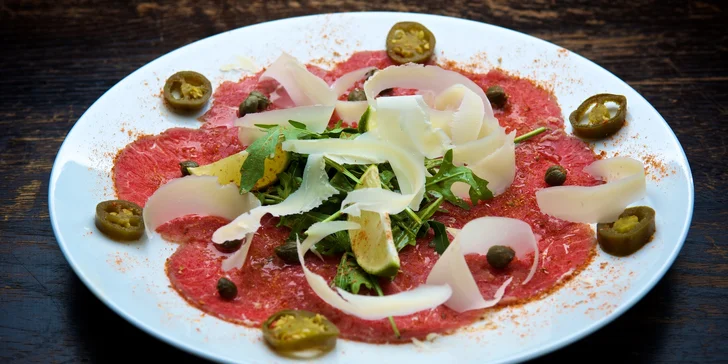 Flank steak v mexickej reštaurácii Hacienda Bar&Gril