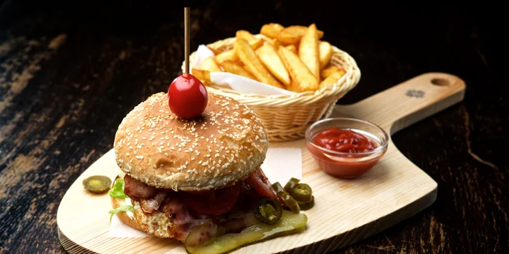 Flank steak v mexickej reštaurácii Hacienda Bar&Gril