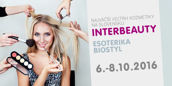 Vstup na 31. ročník veľtrhu kozmetiky Interbeauty