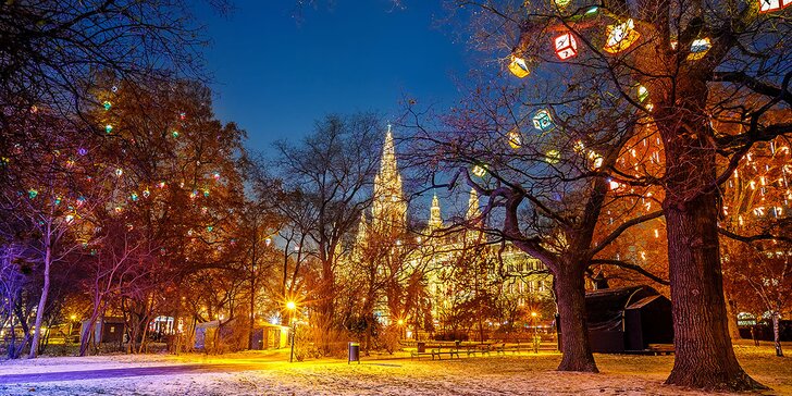 Vianočné trhy vo Viedni s prehliadkou mesta