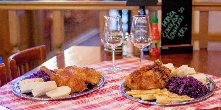 Kačacie hody pre 4 osoby v DANIEL'S PUB & RESTAURANT