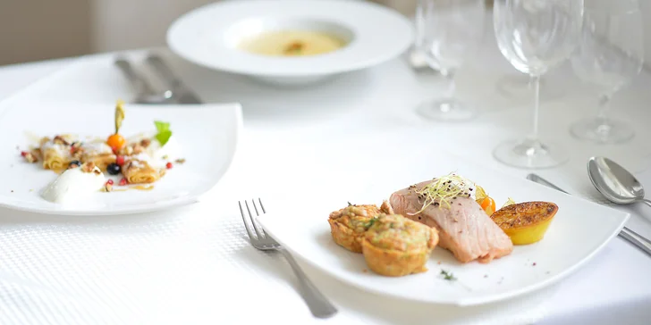 Gurmánske 3-chodové menu v luxusnej reštaurácii ****Hotela AGATKA Bratislava