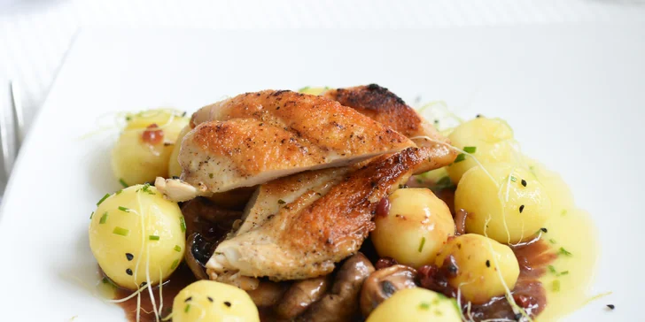 Gurmánske 3-chodové menu v luxusnej reštaurácii ****Hotela AGATKA Bratislava
