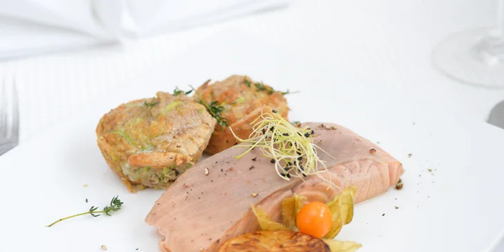 Gurmánske 3-chodové menu v luxusnej reštaurácii ****Hotela AGATKA Bratislava