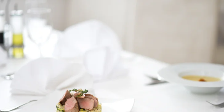 Gurmánske 3-chodové menu v luxusnej reštaurácii ****Hotela AGATKA Bratislava