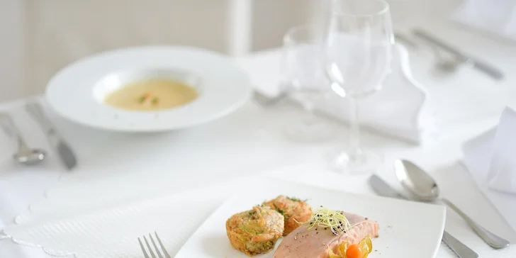 Gurmánske 3-chodové menu v luxusnej reštaurácii ****Hotela AGATKA Bratislava