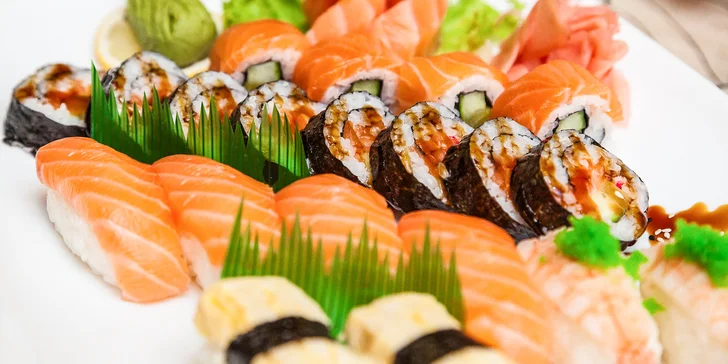 Výborný SUSHI set aj s ostrokyslou polievkou a koláčikom šťastia v OC Eurovea!