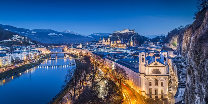 Silvester v Salzburgu aj s ubytovaním v hoteli a raňajkami