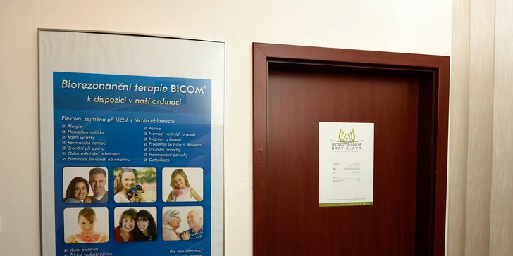 Diagnostika celkového zdravotného stavu prístrojom BICOM Optima s následnou terapiou