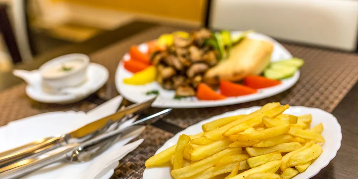 Príjemná orientálna večera v centre mesta: dajte si gyros či arabský tanier!