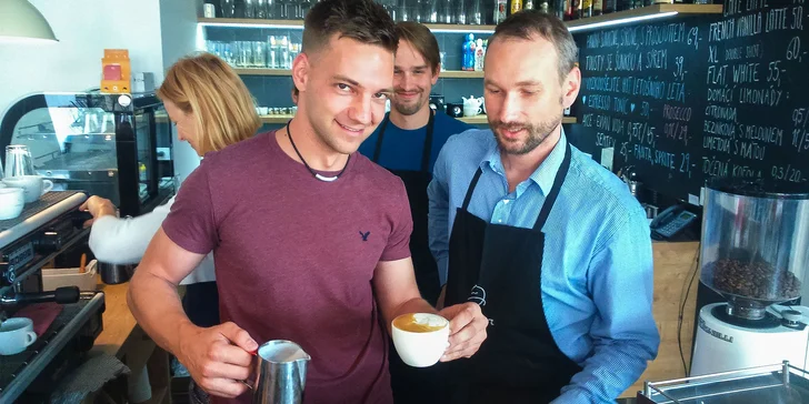 Baristický kurz domácej prípravy espressa pre všetkých milovníkov kávy v Bratislave, Prahe alebo Brne
