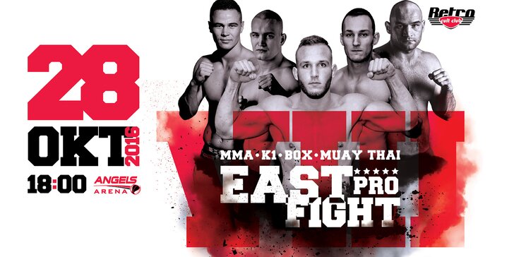 Vstupenka na večer bojových športov – na East pro Fight 8 v Košiciach!