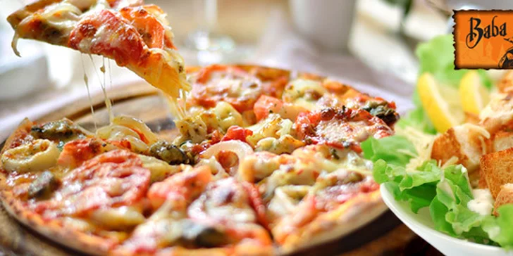 Pizza alebo šalát podľa vlastného výberu