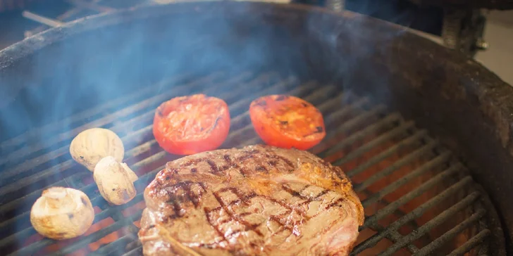 Grilovaný Rib Eye steak v grillbare Podlavice