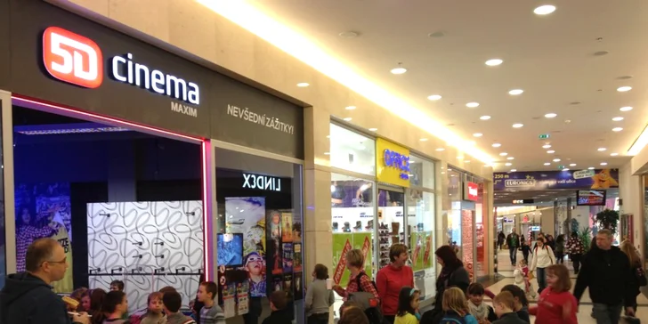 Neopakovateľná akcia! Vstup do vzrušujúceho 5D kina - nové filmy, obzvlášť nízka cena!