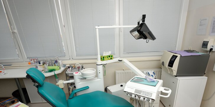 Kompletná dentálna hygiena aj s možnosťou pieskovania pre deti i dospelých alebo šetrné bielenie