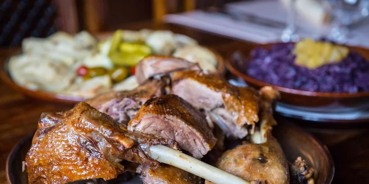 3-chod. gurmánske husacie hody aj s aperitívom "U Matyšáka"