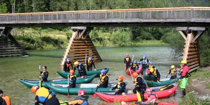 Dvojdňový dobrodružný rafting v rakúskych Alpách na rieke Salza