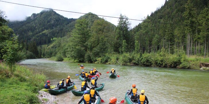 Dvojdňový dobrodružný rafting v rakúskych Alpách na rieke Salza