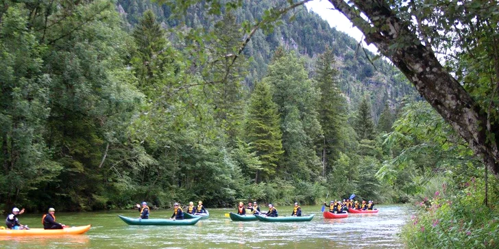 Dvojdňový dobrodružný rafting v rakúskych Alpách na rieke Salza