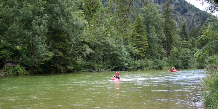Dvojdňový dobrodružný rafting v rakúskych Alpách na rieke Salza