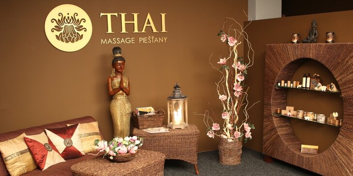 Thajská celotelová olejová aromatická masáž s možnosťou masáže chodidiel