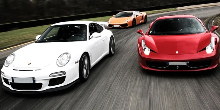 Zážitok vo Ferrari, Lamborghini, Maserati a Porsche vrátane paliva!