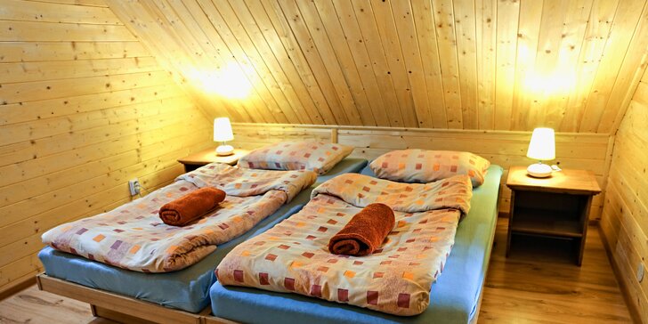 Relaxujte pod Tatrami! Kompletne zariadené drevenice Jenny pre 4 osoby