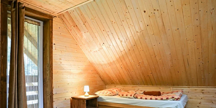 Relax pod Tatrami pre celú rodinu - kompletne zariadené drevenice Jenny pre 2 - 7 osôb