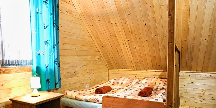 Relax pod Tatrami pre celú rodinu - kompletne zariadené drevenice Jenny pre 2 - 7 osôb