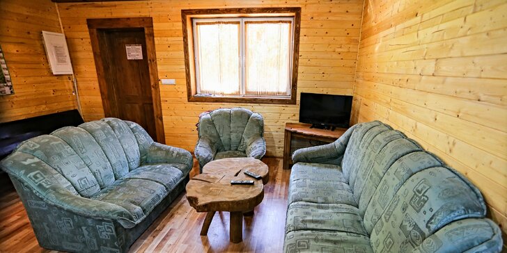 Relax pod Tatrami pre celú rodinu - kompletne zariadené drevenice Jenny pre 2 - 7 osôb