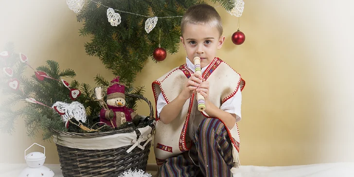 Vianočné fotografovanie v ateliéri aj s úpravou fotografií