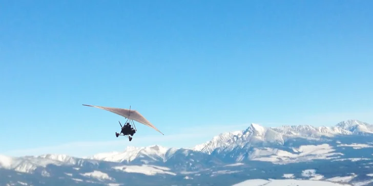 Let motorovým rogalom nad Kriváň, cez Štrbské pleso - video v cene!