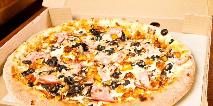 2x alebo 3x Pizza Euro podľa výberu aj s rozvozom. Objednajte si aj v noci!