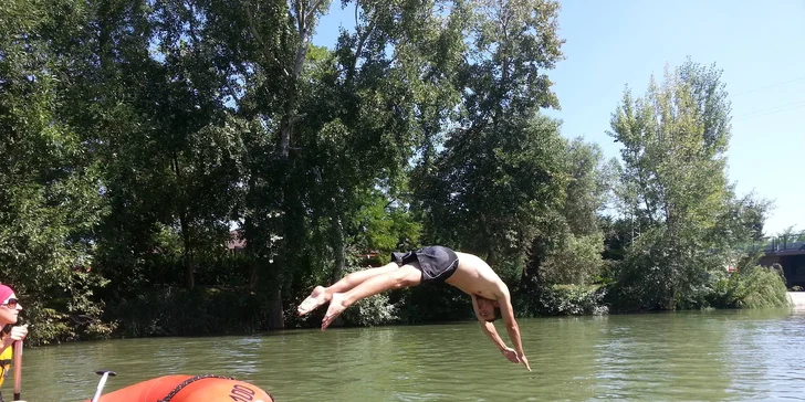 Dvojdňový splav Mošonského ramena v lete 2017