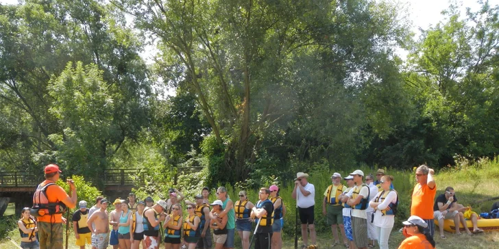 Dvojdňový splav Mošonského ramena v lete 2017