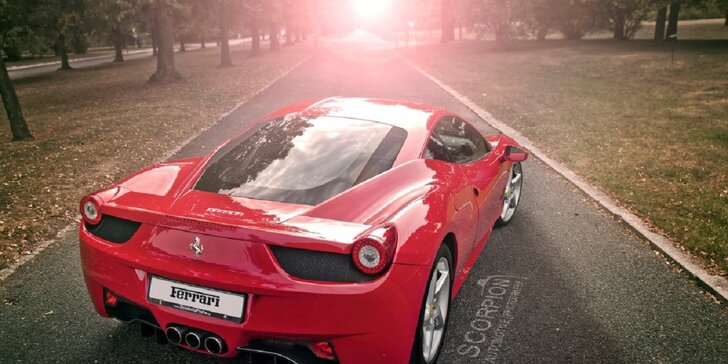 Jazda na Ferrari, Porsche, Lamborghini - adrenalínový zážitok! Palivo v cene!
