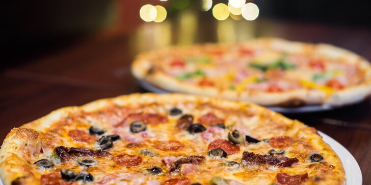 1 alebo 2 pizze v Pizzerii Roberto! Na výber až zo 14 druhov!