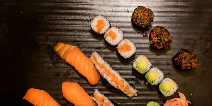 Sushi menu až pre 4 osoby v Asean fast food