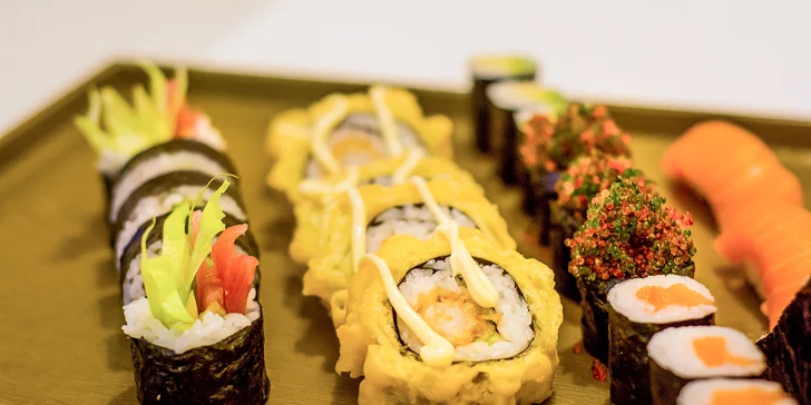 Sushi menu až pre 4 osoby v Asean fast food