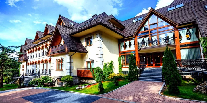LETNÝ prvotriedny luxus v hoteli Belvedere**** v Zakopanom
