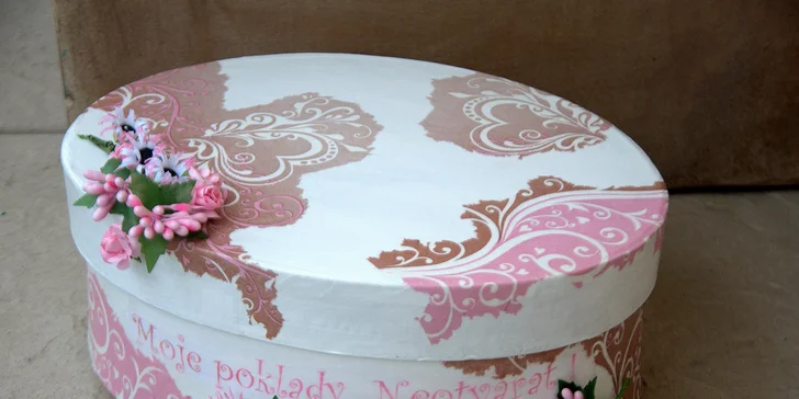 Kreatívne kurzy pre šikovné ruky - maľovanie na hodváb, porcelán, decoupage či výroba náramkov