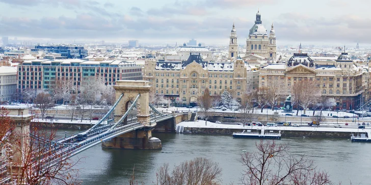 Wellness hotel v Budapešti: 3–4 dni s raňajkami a neobmedzenou relaxáciou pre 2