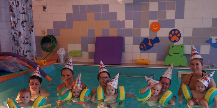 Kurz „plávania“ detí vo veku od 4 mesiacov až 3 rokov - tip na darček!