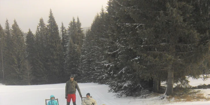 Jazda na psom záprahu - 12 Sibírskych husky a krásne zasnežené Donovaly
