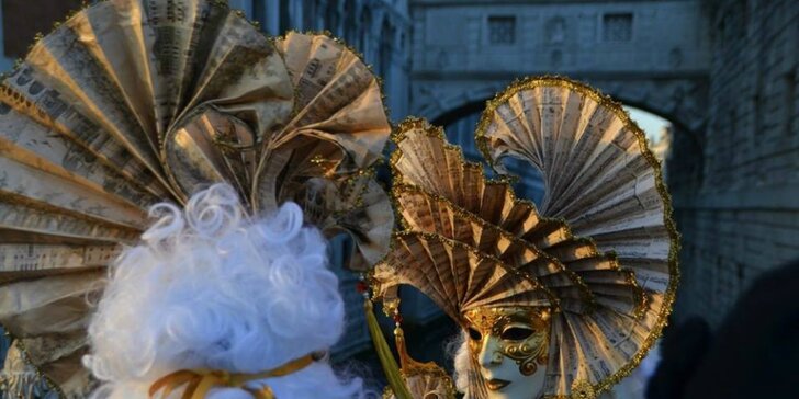 Navštívte jedinečný pestrofarebný benátsky karneval!