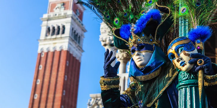 Svetoznámy karneval v Benátkach a prehliadka Verony