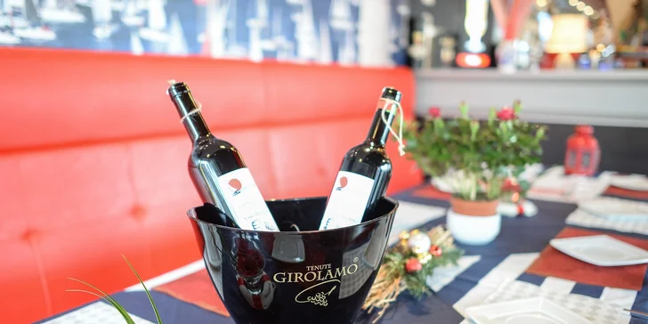 Grilovaná chobotnica alebo slávky až pre 2 osoby v Luna Rossa s kávou v cene