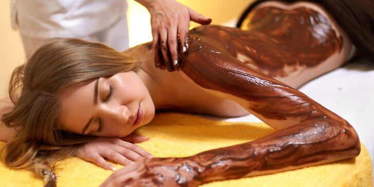 Luxusná čokoládová masáž alebo thajská olejová masáž