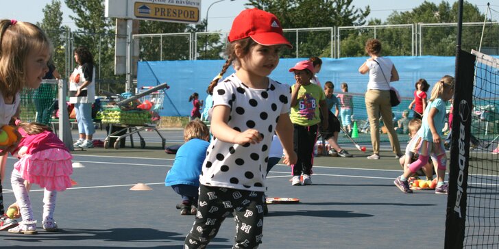 Mesačný tenisový kurz pre deti od 3 do 10 rokov